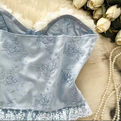 Floral Lace Corset