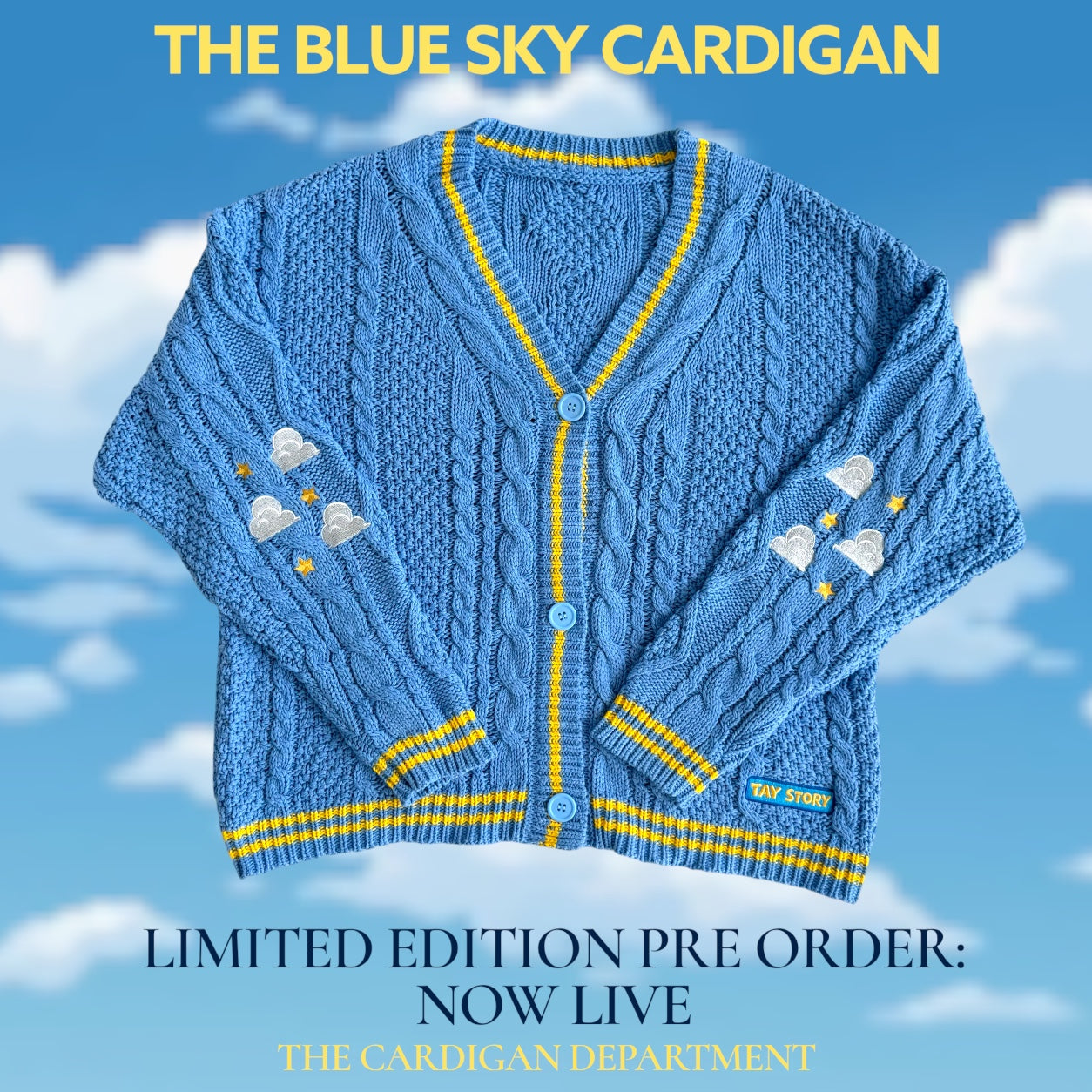 LIMITED EDITION: The Blue Sky Cardigan
