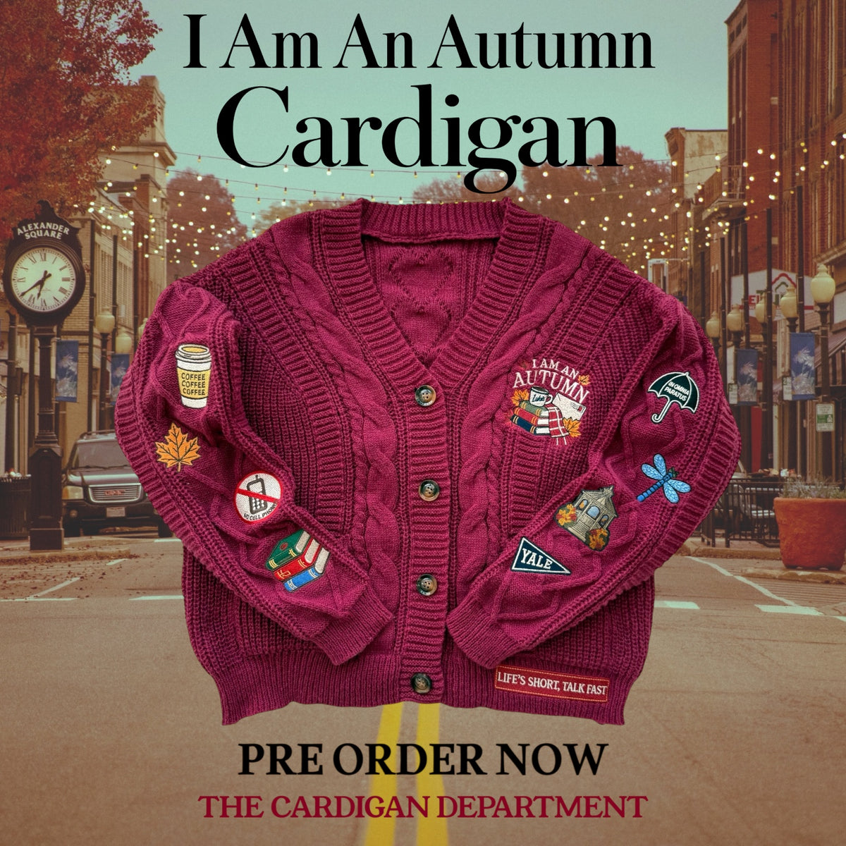 PRE ORDER: LIMITED EDITION: I Am An Autumn Cardigan