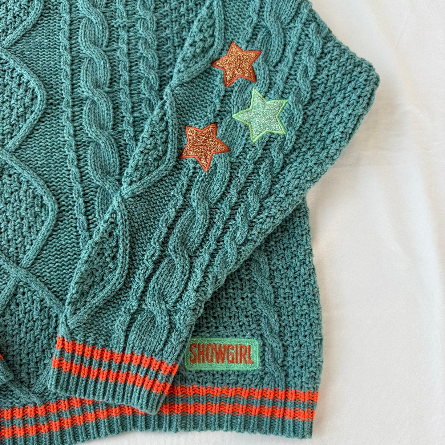 SHOWGIRL Star Cable Knit Sweater ❤️‍🔥✨