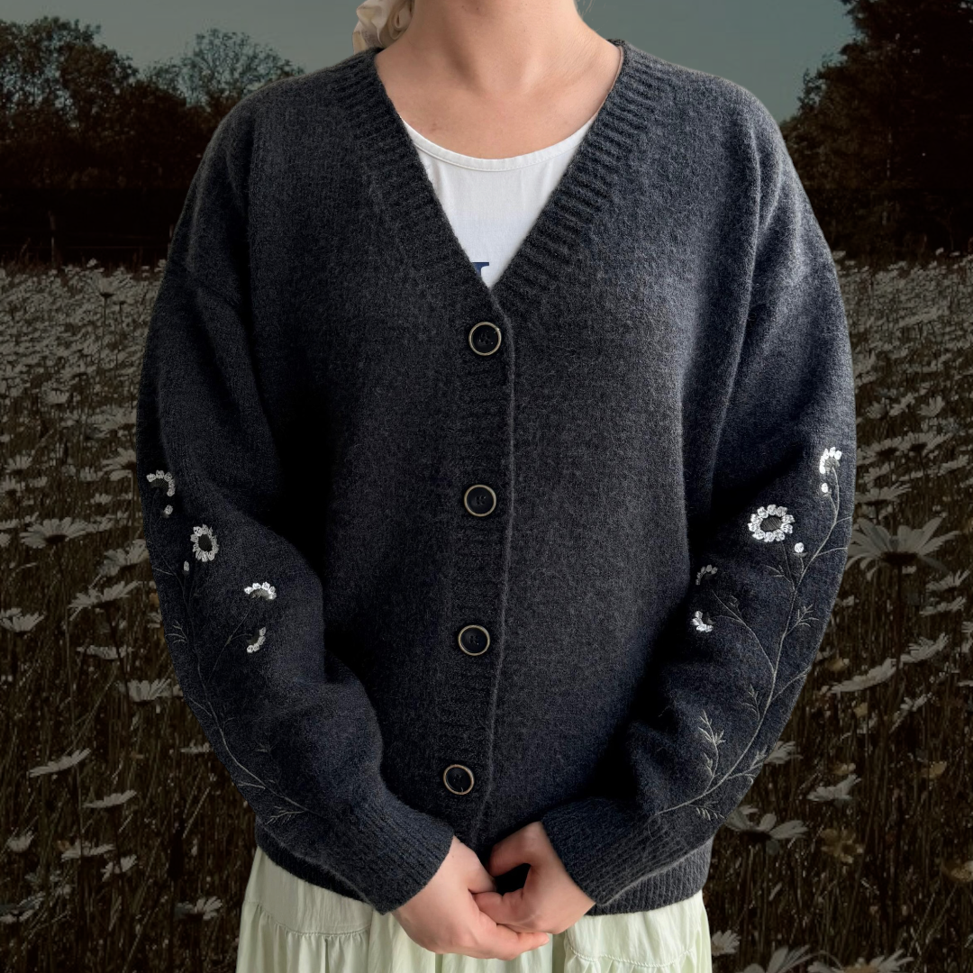 LIMITED EDITION PRE ORDER: flower petal cardigan