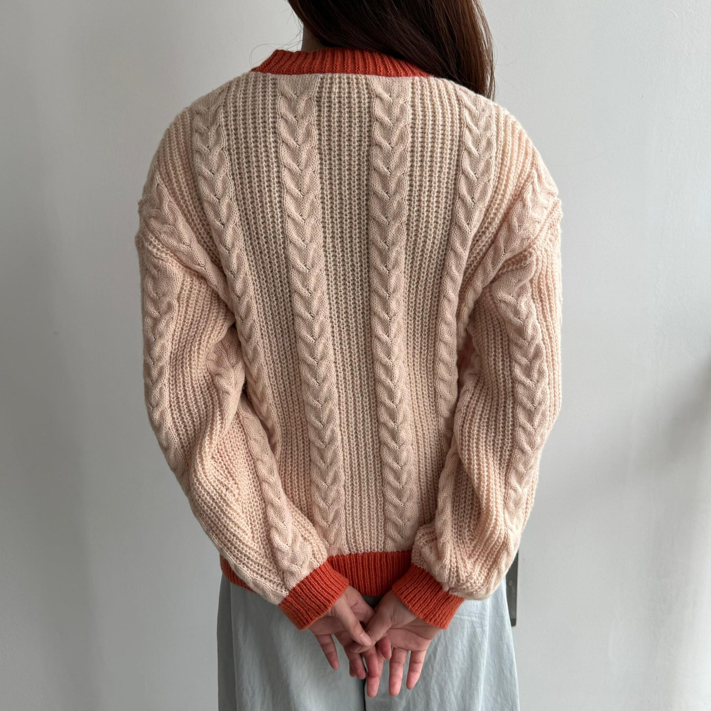 PRE ORDER: Orange Feather Showgirl Cardigan