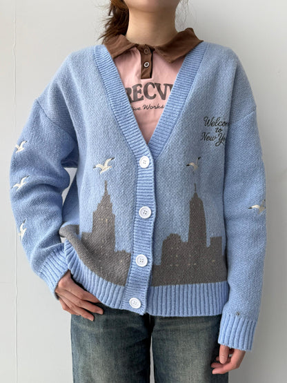 Welcome To New York Cardigan
