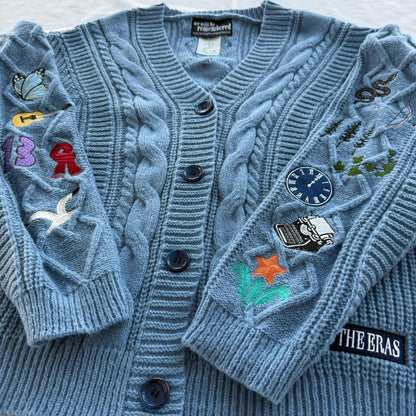 The Eras Journey Cardigan: SHOWGIRL EDITION