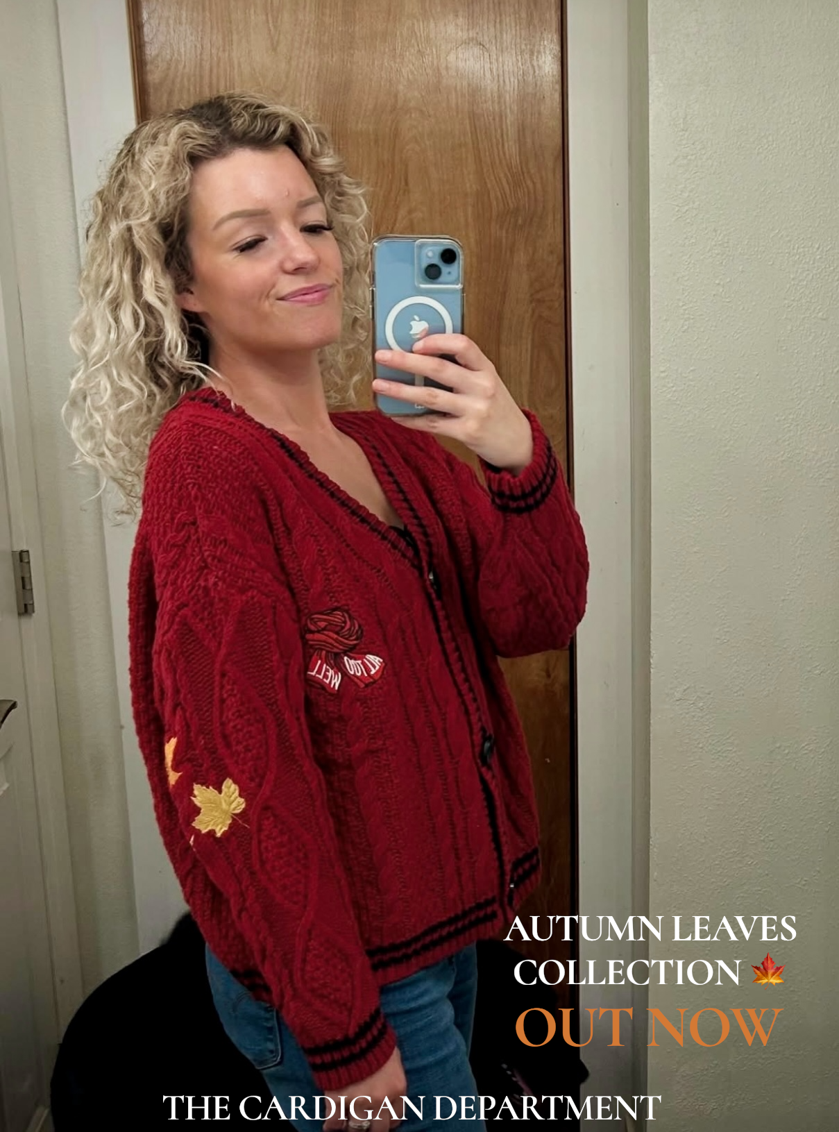 Autumn Leaves RED Cardigan