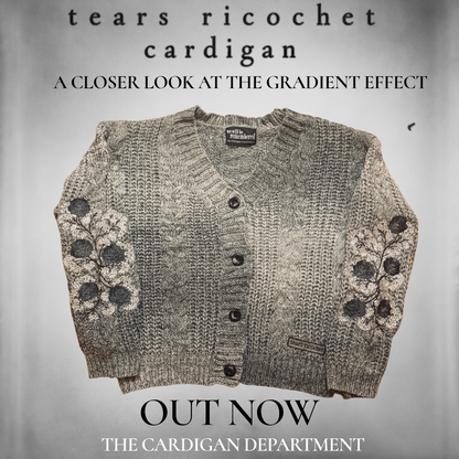 tears ricochet gradient cardigan
