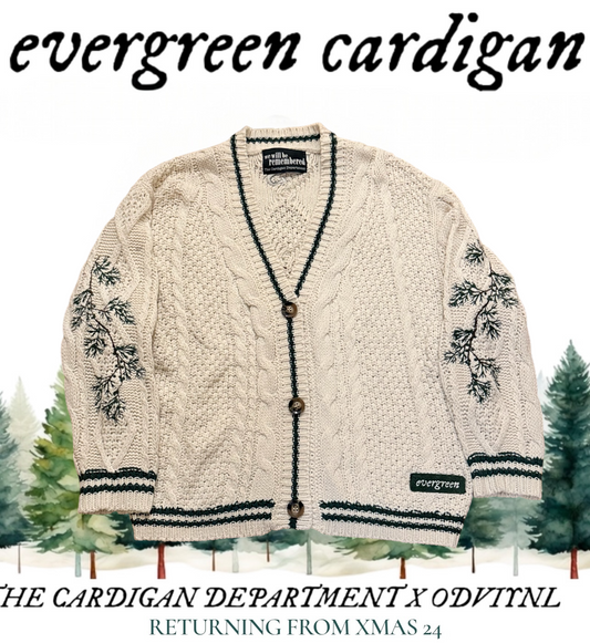 LIMITED EDITION: evergreen cardigan