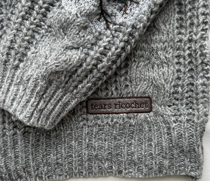 tears ricochet gradient cardigan
