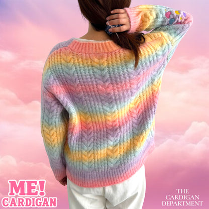 PRE ORDER: LIMITED EDITION: ME Rainbow Gradient Cardigan