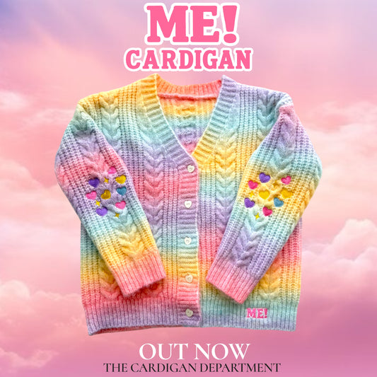 PRE ORDER: LIMITED EDITION: ME Rainbow Gradient Cardigan